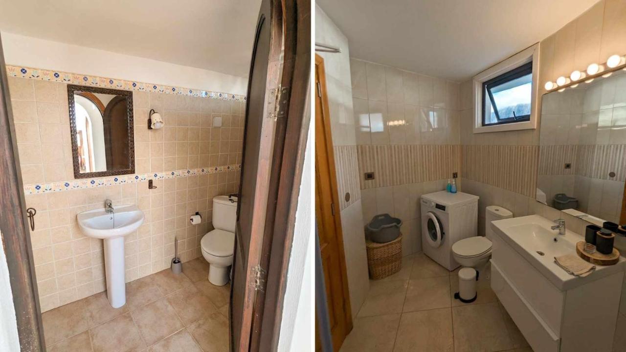 Bungalow Allende Famara Con Piscina Privada Y Ac Eksteriør bilde